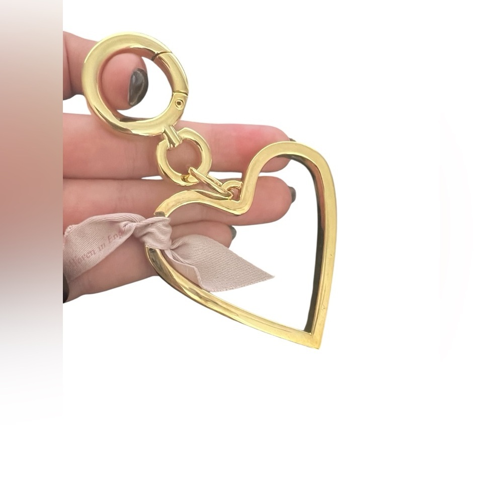 BURBERRY Heart Shaped Bag Charm - Picture 6 of 9
